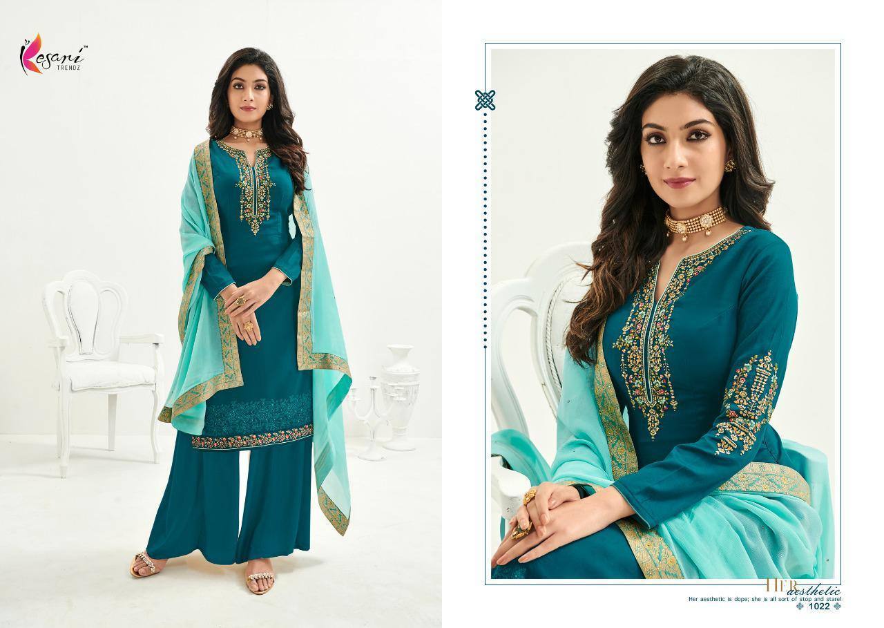 KESARI-RAJOO-VOL-1-1017-1024-EMBROIDERED-SILK-SUITS-AT-WHOLESALE-6