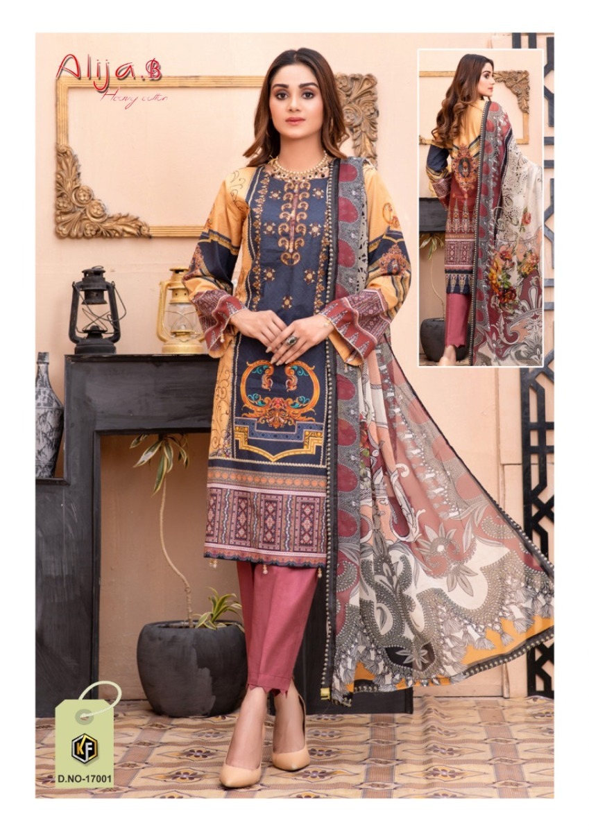 KEVAL-FAB-ALIJA-B-VOL-17-DESIGNER-COTTON-KARACHI-PRINTED-SUITS-AT-SURAT-6