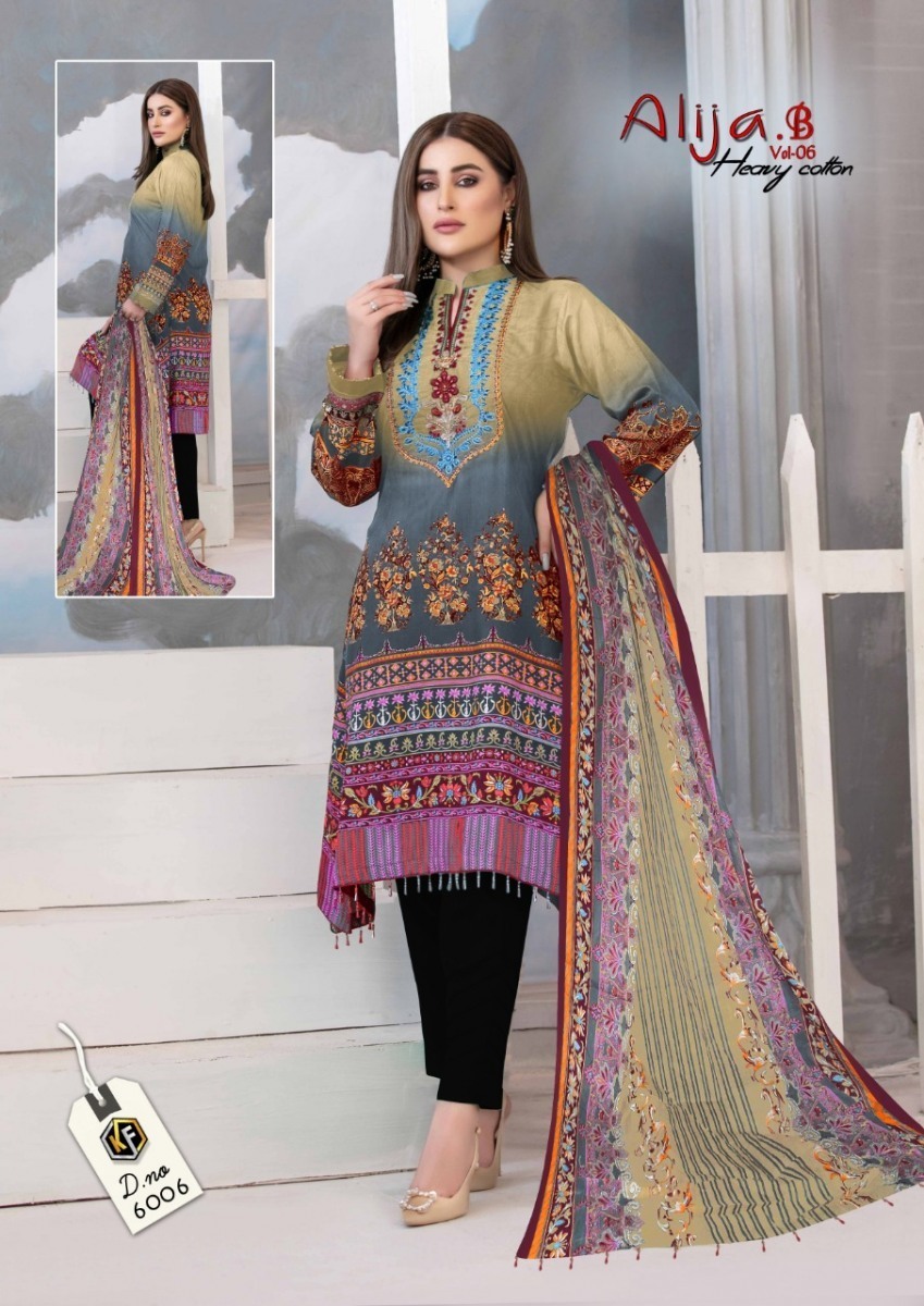 KEVAL-FAB-ALIJA-VOL-6-PAKISTANI-COTTON-LAWN-SUITS-SUPPLIER-4