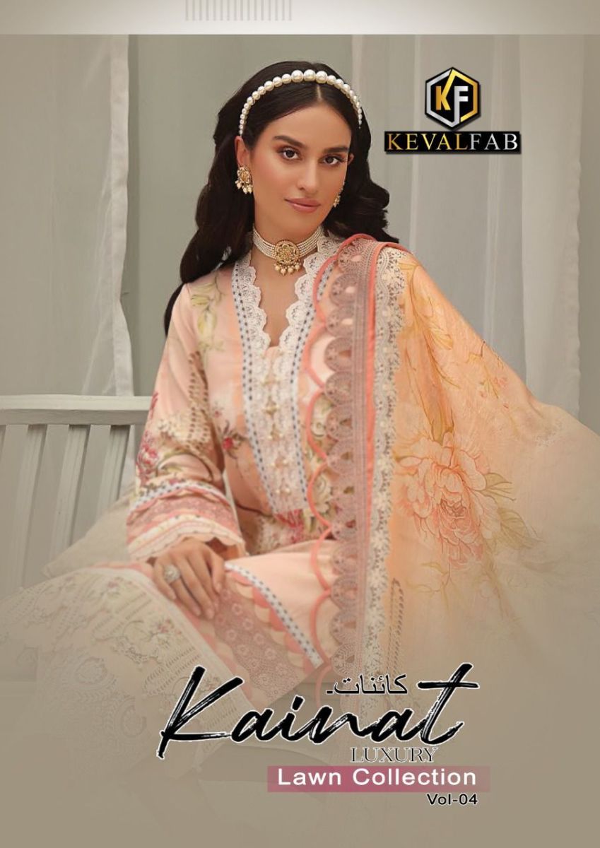 KEVAL-FAB-KAINAT-VOL-4-LUXURY-LAWN-PAKISTANI-SUITS-WHOLESALE-1