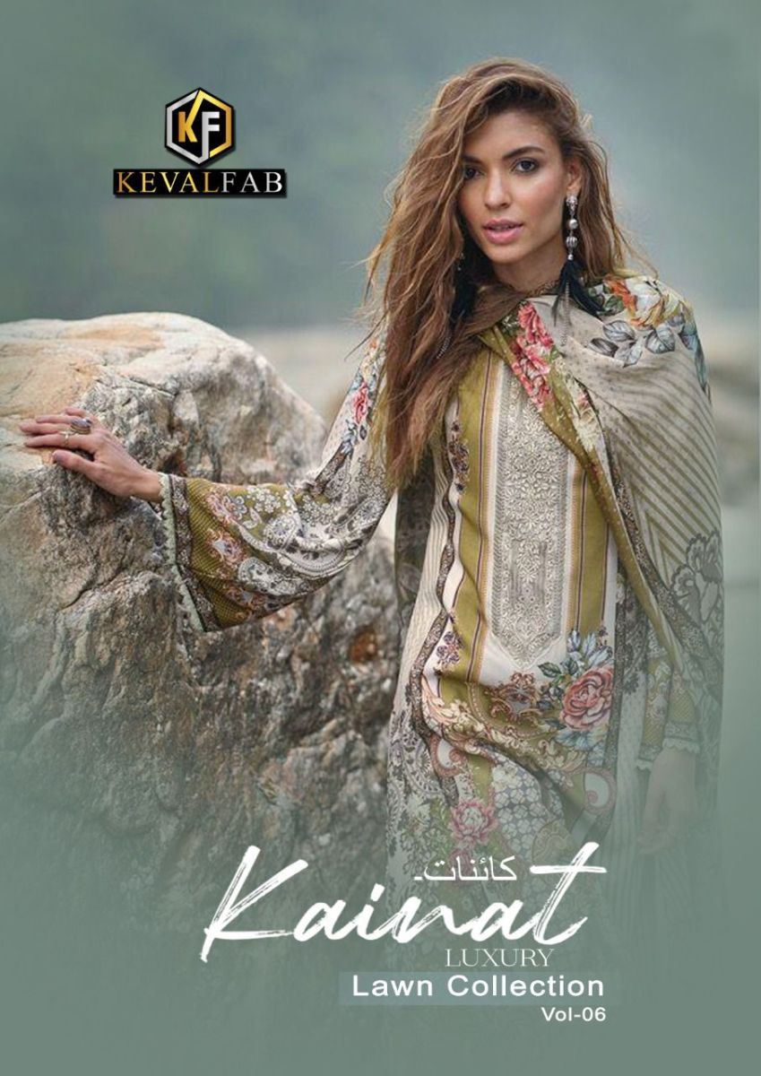 KEVAL-FAB-KAINAT-VOL-6-COTTON-PRINT-KARACHI-SUITS-LATEST-CATALOGUE-1