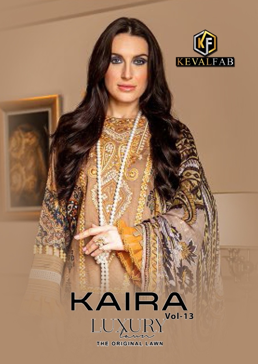 KEVAL-FAB-KAIRA-VOL-13-COTTON-LAWN-KARACHI-SUITS-WHOLESALE-6