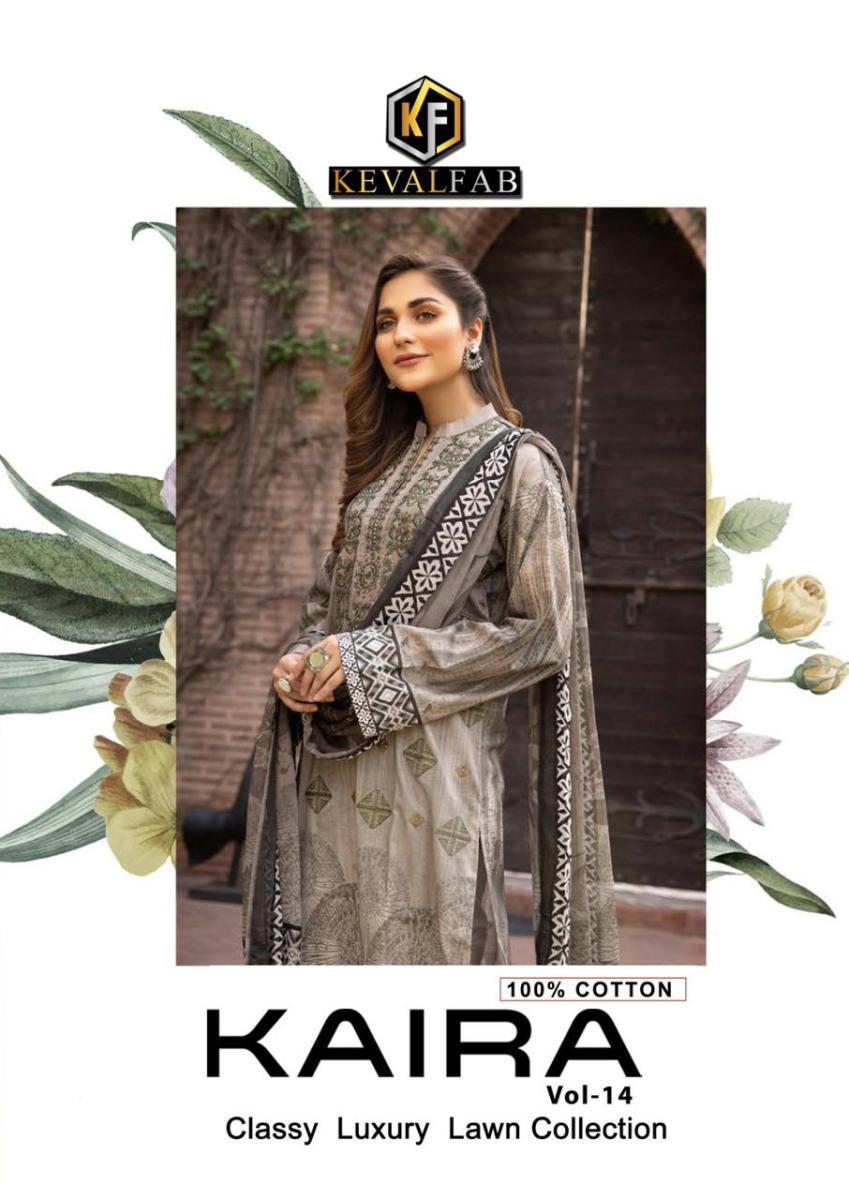 KEVAL-FAB-KAIRA-VOL-14-COTTON-LAWN-KARACHI-SUITS-WHOLESALE-1