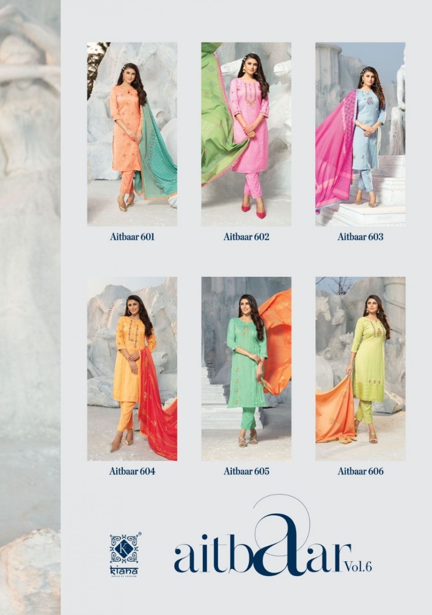 KIANA-AITBAAR-VOL-6-LATEST-KURTI-PANT-WITH-DUPATTA-AT-WHOLESALER-1