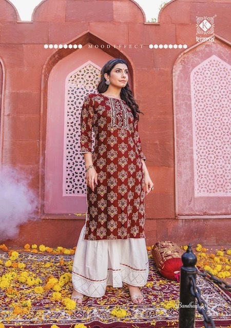 KIANA-BANDHANI-VOL-5-REYON-BANDHEJ-KURTI-WITH-PANT-WHOLESALER-SURAT-6