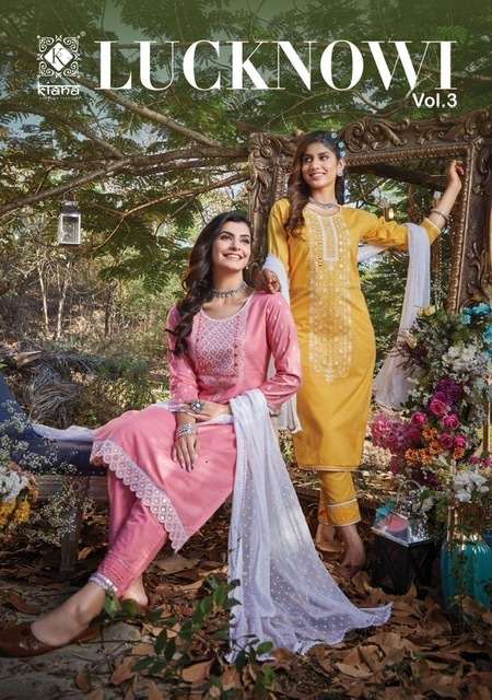 KIANA-LUCKNOWI-VOL-3-KURTI-PANT-WITH-DUPATTA-MANUFACTURER-SURAT-1