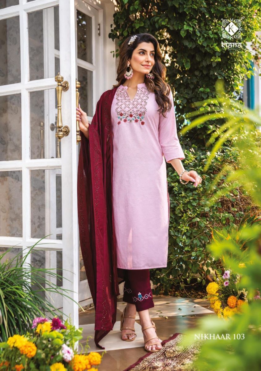KIANA-NIKHAAR-FANCY-KURTI-PANT-WITH-DUPATTA-WHOLESALER-SURAT-3