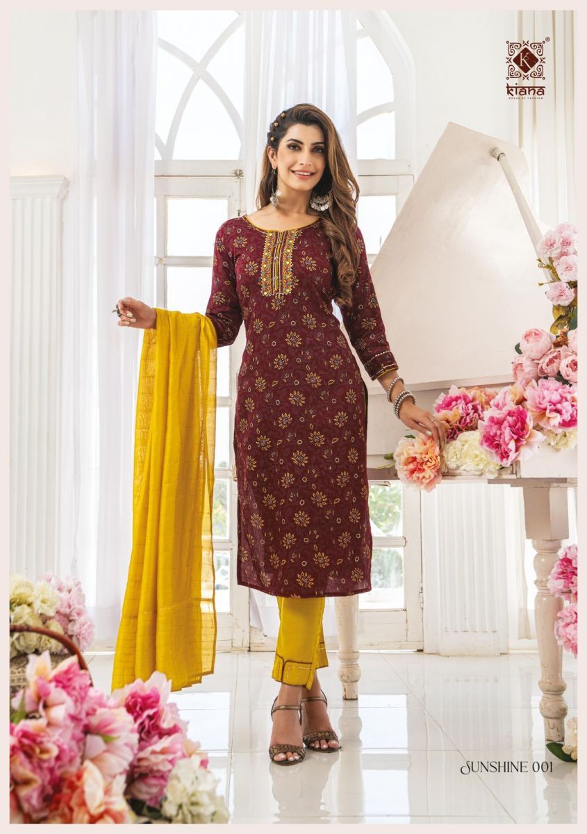 KIANA-SUNSHINE-LATEST-KURTI-PANT-WITH-DUPATTA-AT-WHOLESALER-SURAT-11