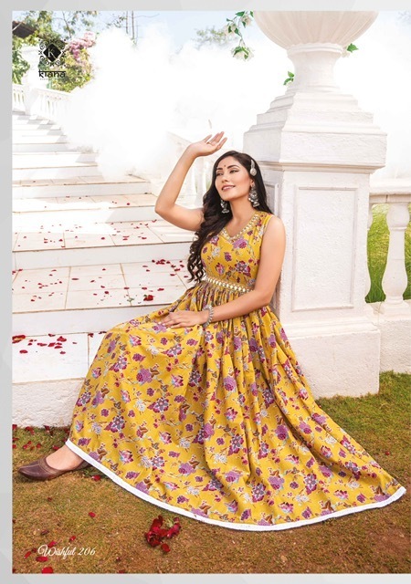 KIANA-WISHFUL-VOL-2-COTTON-PRINT-EMBROIDERY-GOWN-STYLE-KURTIS-WHOLESALER-2