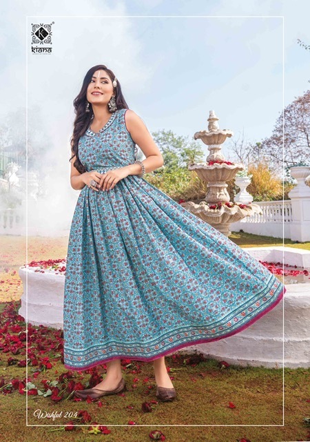KIANA-WISHFUL-VOL-2-COTTON-PRINT-EMBROIDERY-GOWN-STYLE-KURTIS-WHOLESALER-4