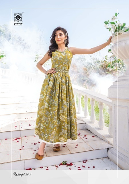 KIANA-WISHFUL-VOL-2-COTTON-PRINT-EMBROIDERY-GOWN-STYLE-KURTIS-WHOLESALER-5