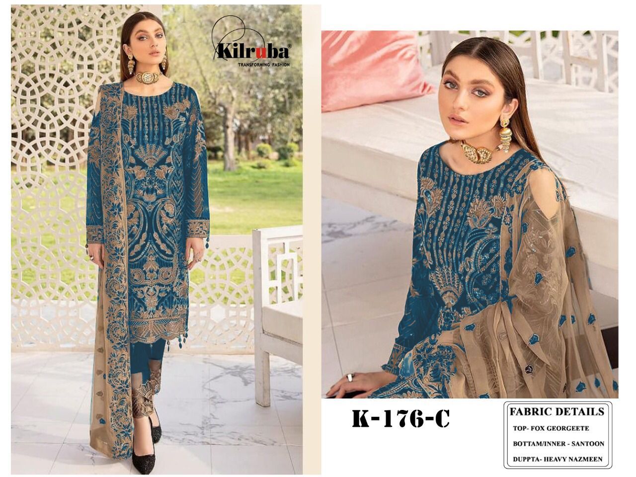 KILRUBA-K-176-COLORS-GEORGETTE-PAKISTANI-SUITS-WHOLESALE-1