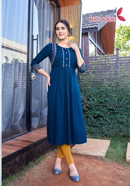 KOODEE-MORNI-VOL-1-DESIGNER-NYRA-CUT-HANDWORK-KURTIS-CATALOGUE-17