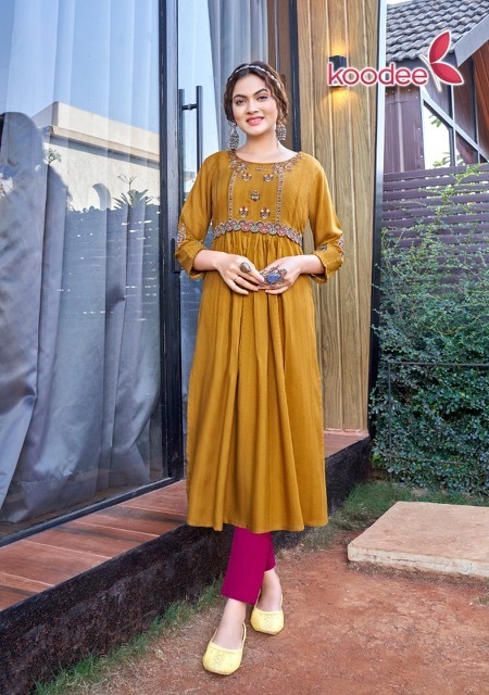KOODEE-MORNI-VOL-1-DESIGNER-NYRA-CUT-HANDWORK-KURTIS-CATALOGUE-18