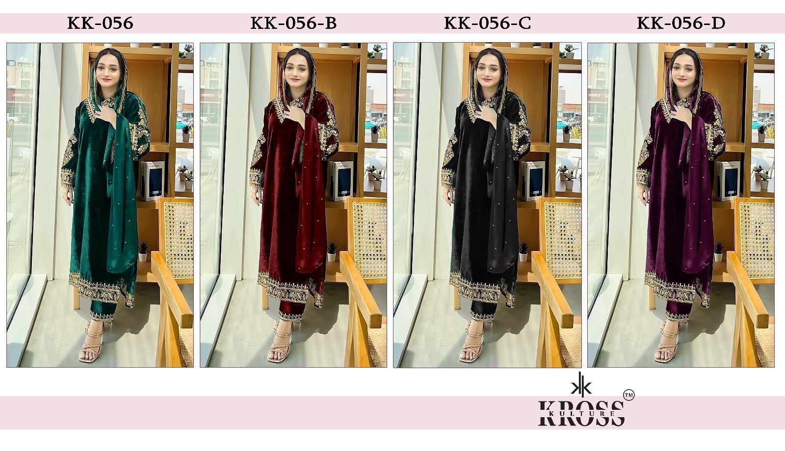 KROSS-KULTURE-56-SERIES-VELVET-EMBROIDERY-PAKISTANI-SUITS-SURAT-5