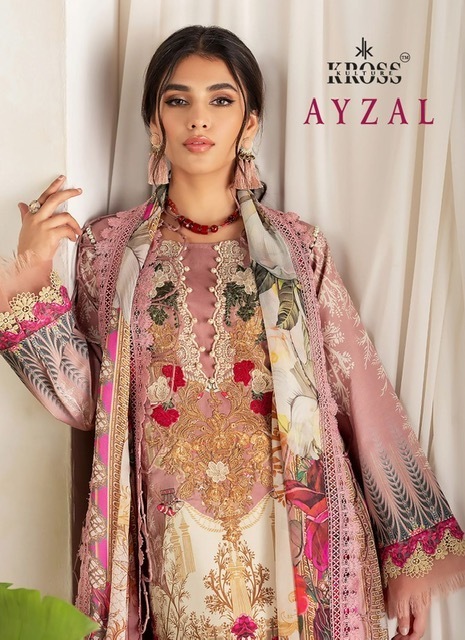 KROSS-KULTURE-AYZAL-COTTON-PRINT-EMBROIDERY-PAKISTANI-SUITS-SURAT-1