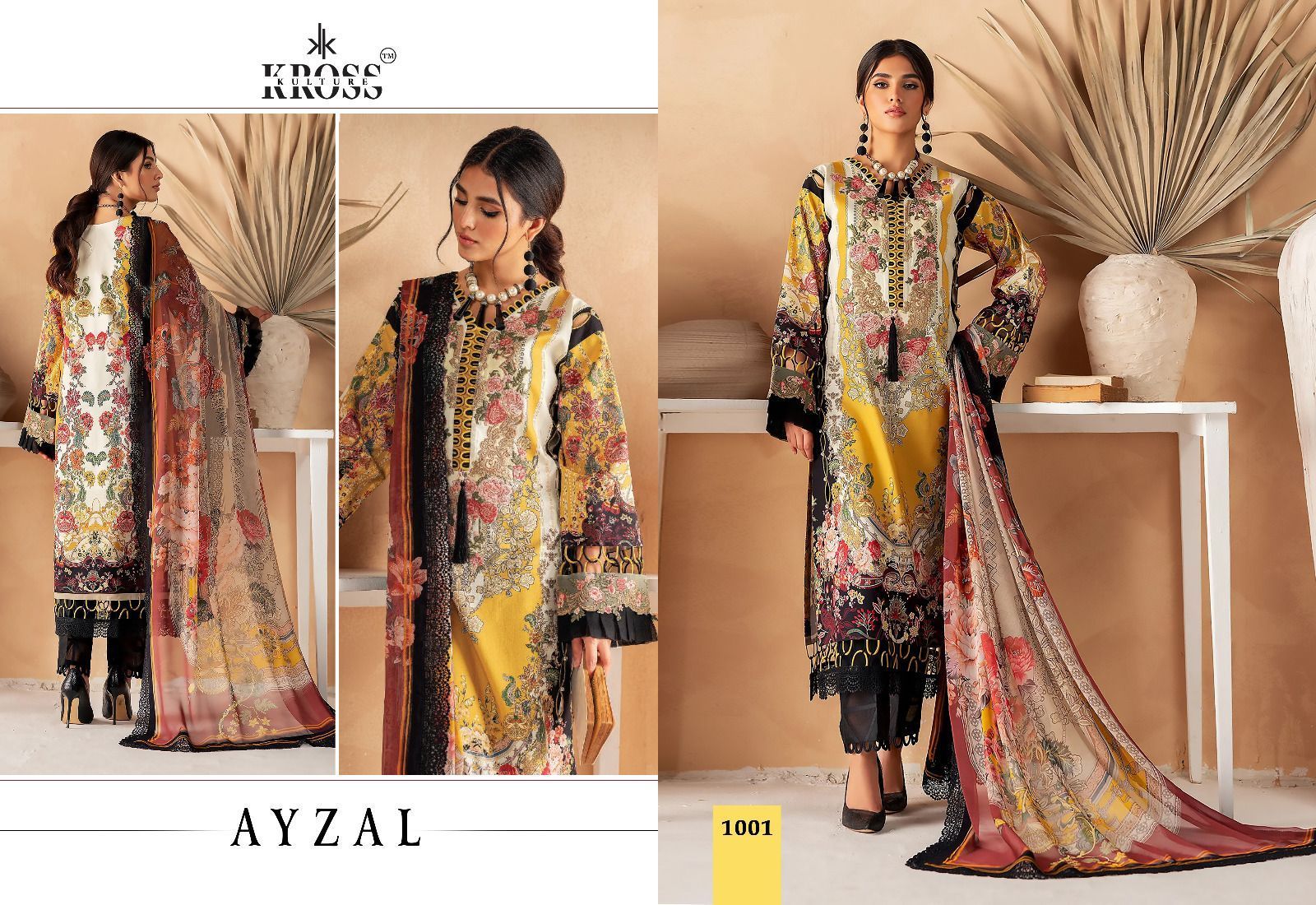 KROSS-KULTURE-AYZAL-COTTON-PRINT-EMBROIDERY-PAKISTANI-SUITS-SURAT-3