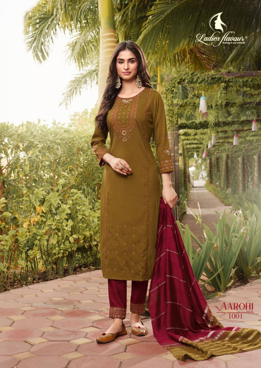 LADIES-FLAVOUR-AAROHI-VOL-10-HEAVY-CHINON-EMBROIDERY-KURTIS-3