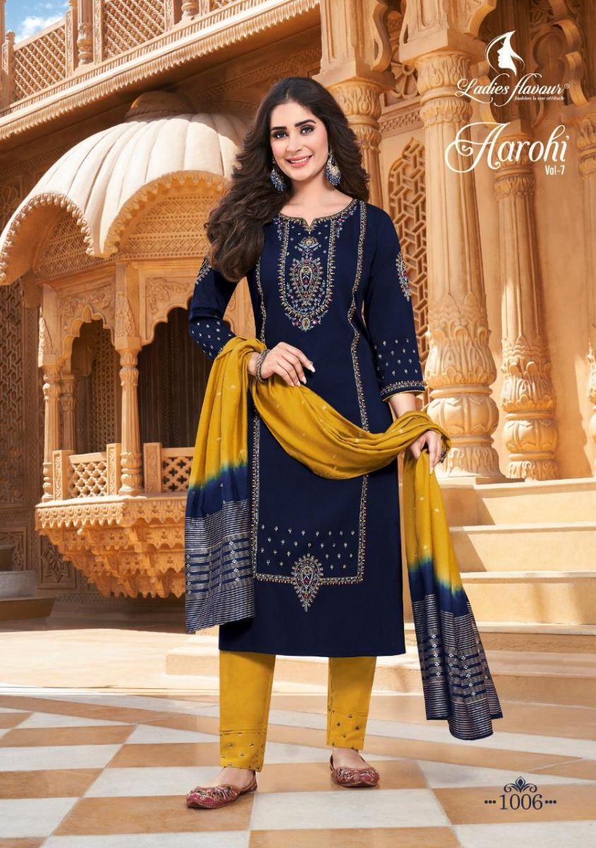 LADIES-FLAVOUR-AROHI-VOL-7-TOP-BOTTOM-WITH-DUPATTA-WHOLESALER-SURAT-2