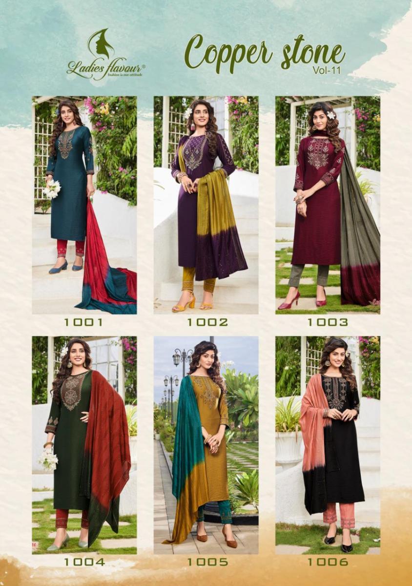 LADIES-FLAVOUR-COPPER-STONE-VOL-11-KURTI-PANT-WITH-DUPATTA-NEW-CATALOGUE-5