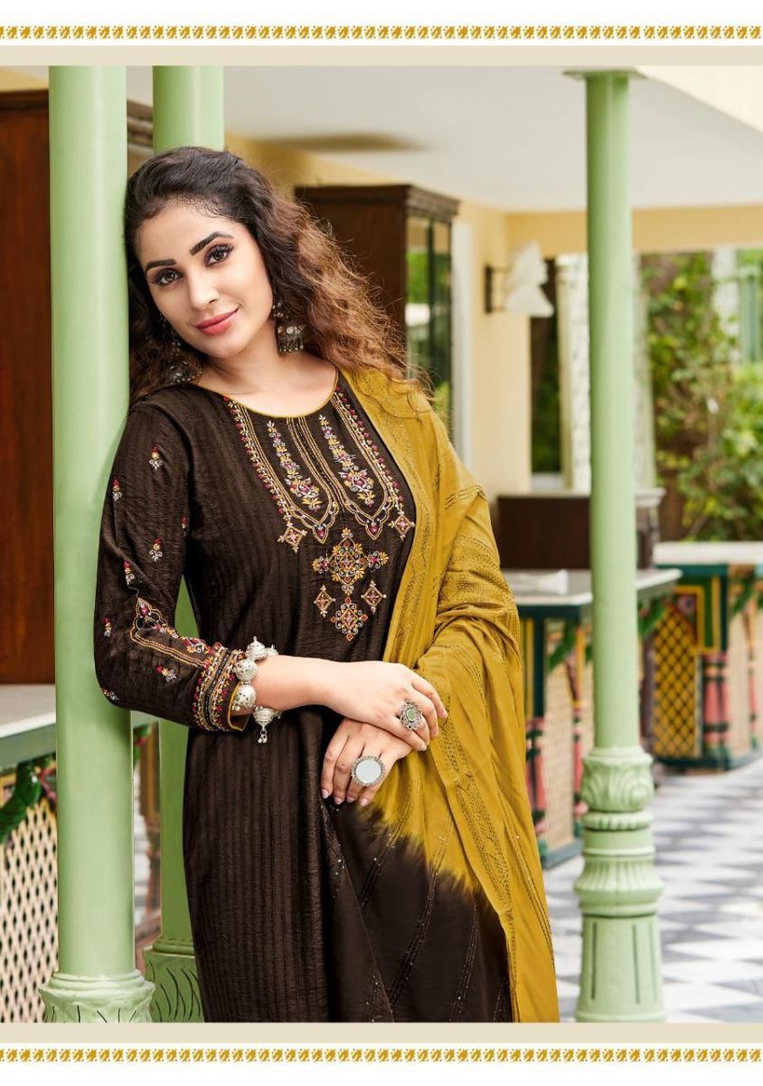 LADIES-FLAVOUR-COPPER-STONE-VOL-12-KURTI-PANT-WITH-DUPATTA-AT-SURAT-3