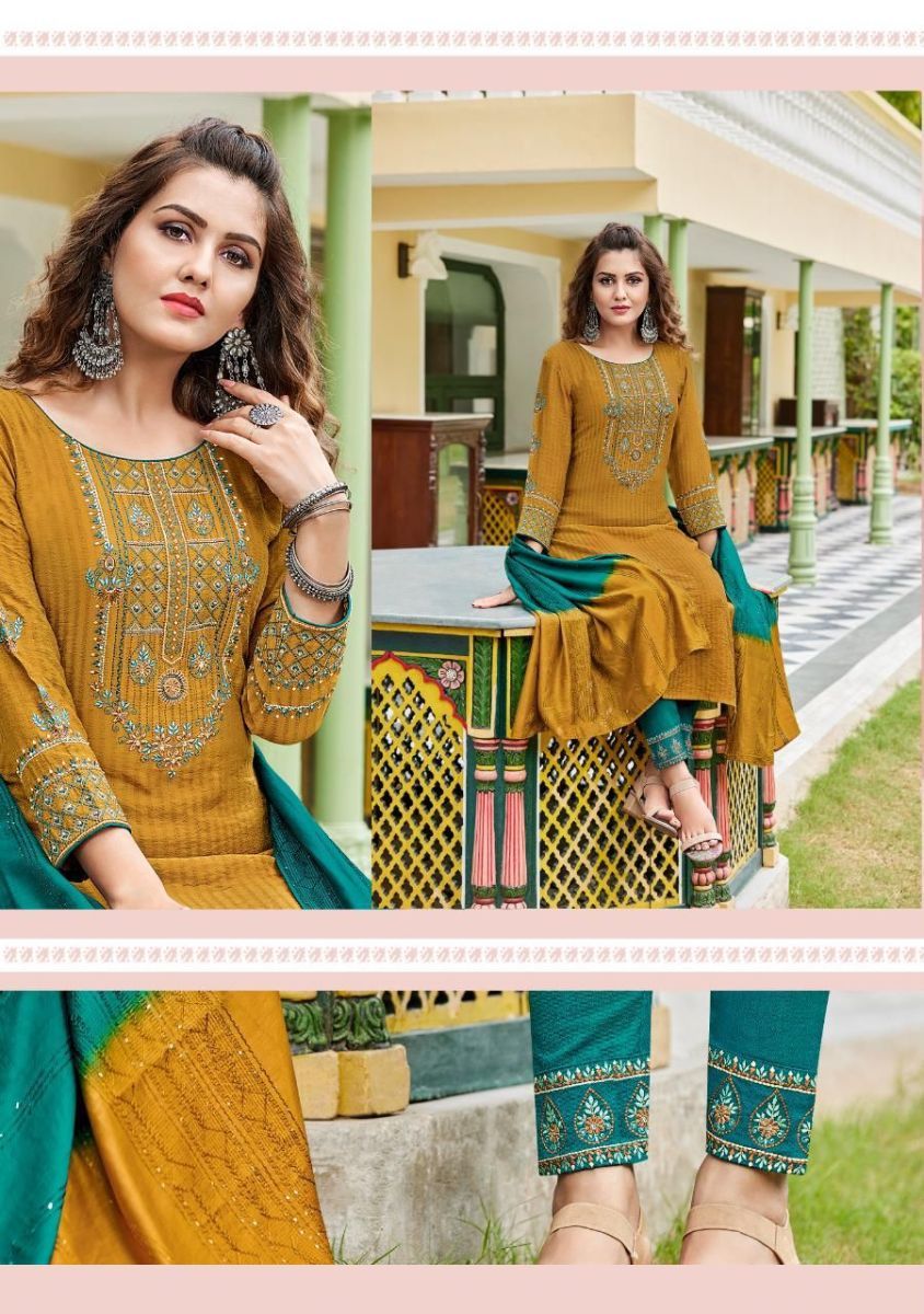 LADIES-FLAVOUR-COPPER-STONE-VOL-12-KURTI-PANT-WITH-DUPATTA-AT-SURAT-8