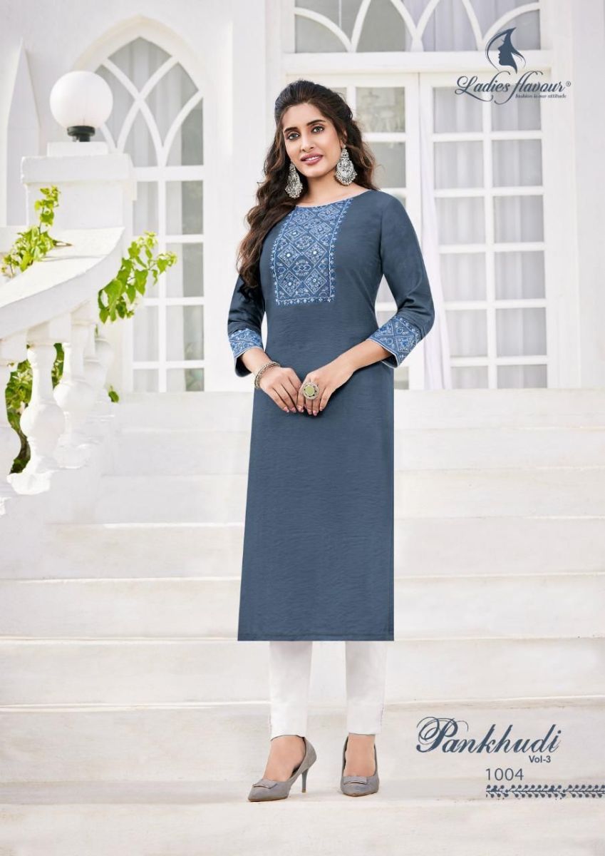 LADIES-FLAVOUR-PANKHUDI-VOL-3-PURE-VISCOSE-EMBROIDERY-REGULAR-WEAR-KURTI-1