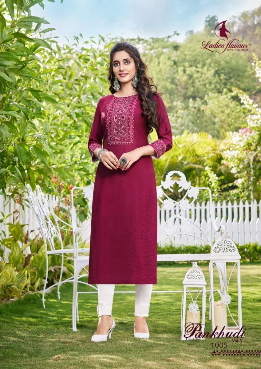 LADIES-FLAVOUR-PANKHUDI-VOL-3-PURE-VISCOSE-EMBROIDERY-REGULAR-WEAR-KURTI-6
