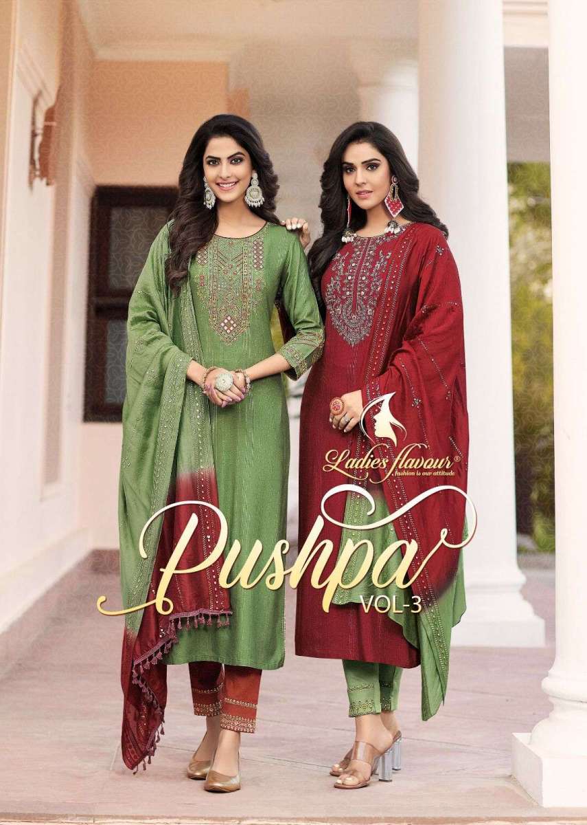 LADIES-FLAVOUR-PUSHPA-VOL-3-READYMADE-TOP-PANT-WITH-DUPATTA-WHOLESALER-1