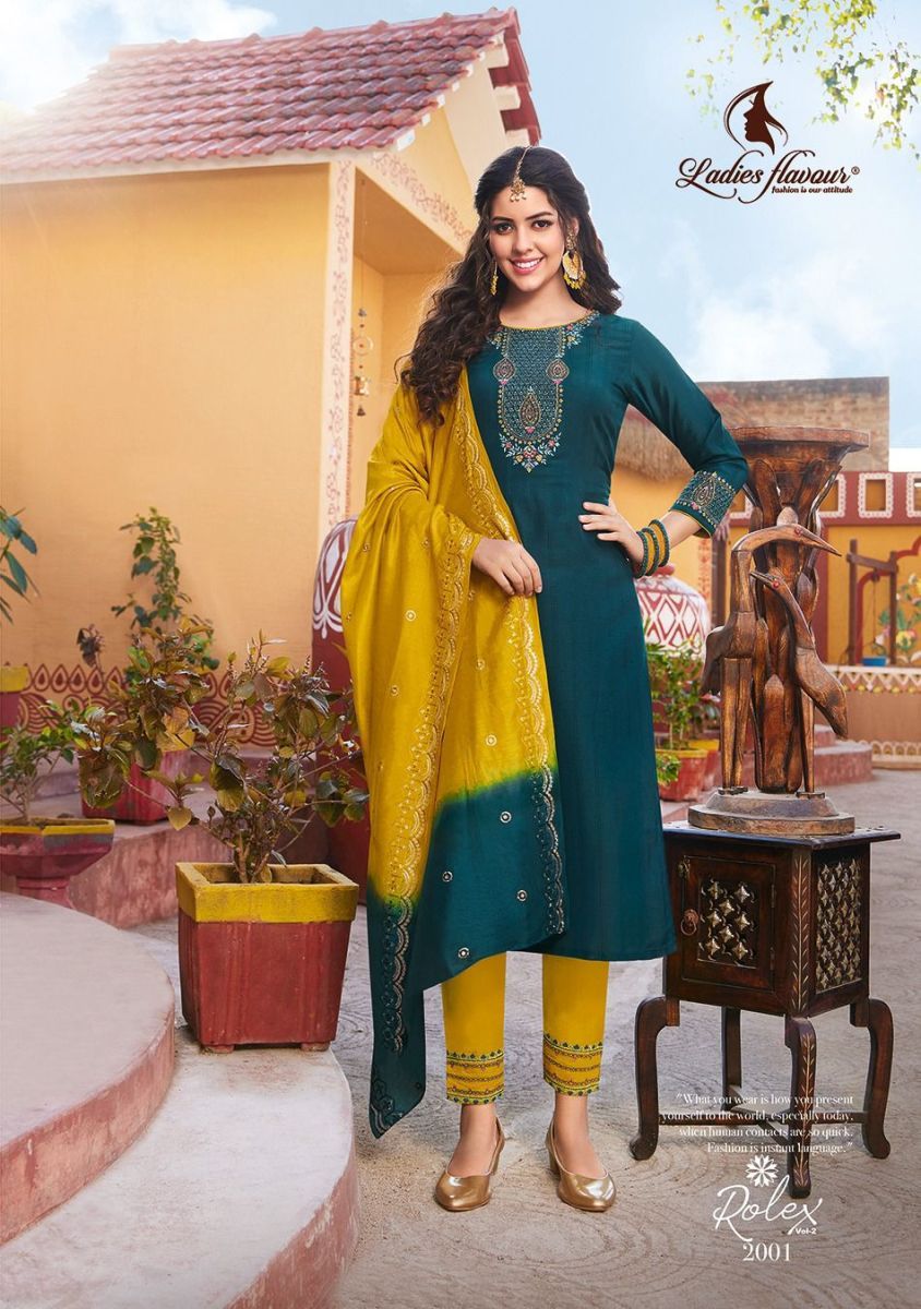 LADIES-FLAVOUR-ROLEX-VOL-2-KURTI-PANT-WITH-DUPATTA-3-PCS-SET-NEW-CATALOGUE-4