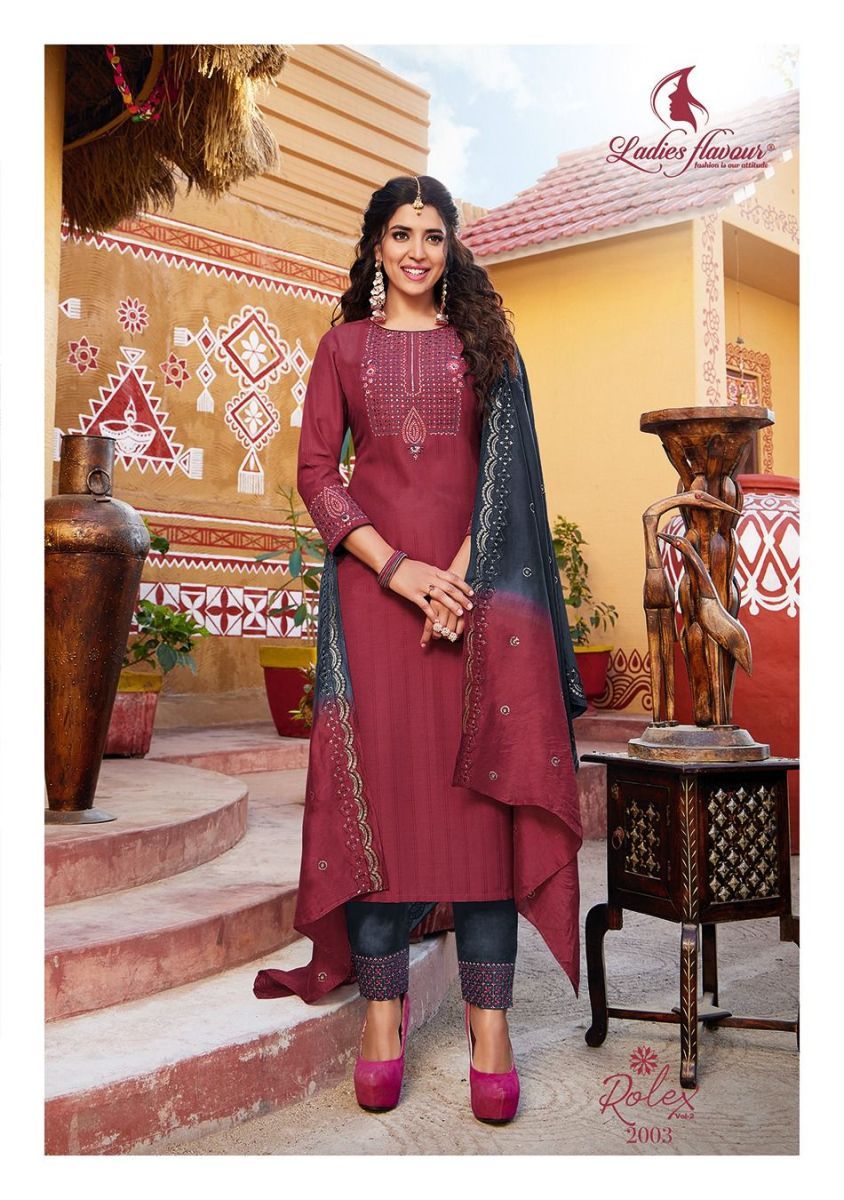 LADIES-FLAVOUR-ROLEX-VOL-2-KURTI-PANT-WITH-DUPATTA-3-PCS-SET-NEW-CATALOGUE-5