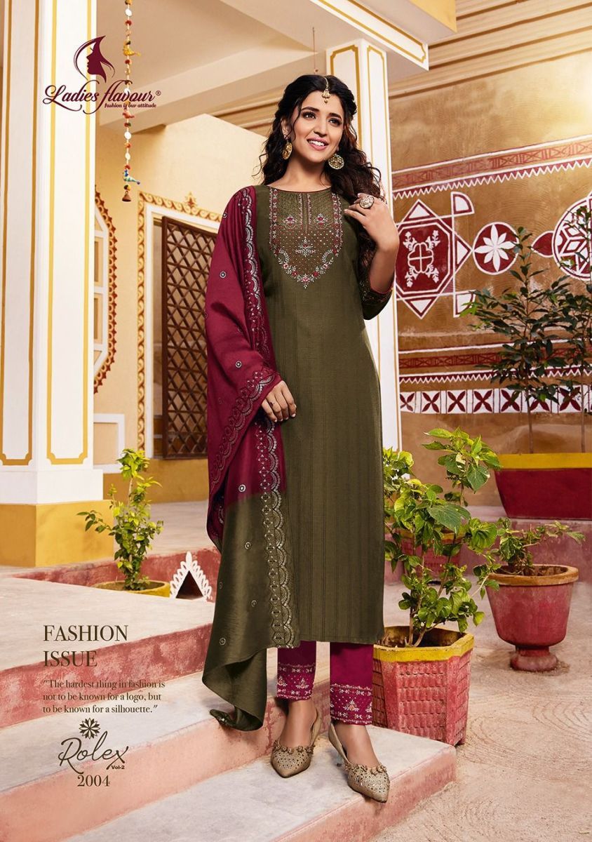 LADIES-FLAVOUR-ROLEX-VOL-2-KURTI-PANT-WITH-DUPATTA-3-PCS-SET-NEW-CATALOGUE-8