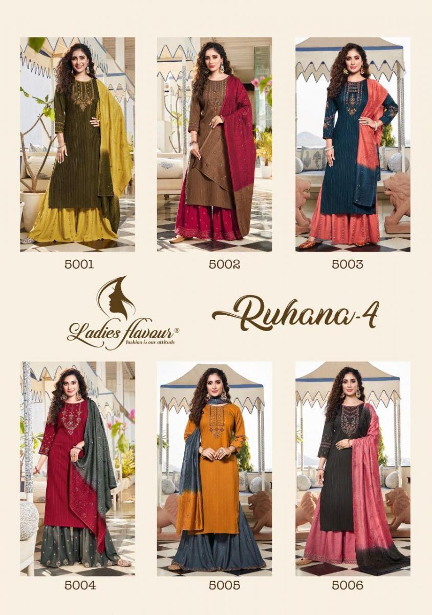 LADIES-FLAVOUR-RUHANA-VOL-4-KURTI-PANT-WITH-DUPATTA-WHOLESALER-SURAT-1