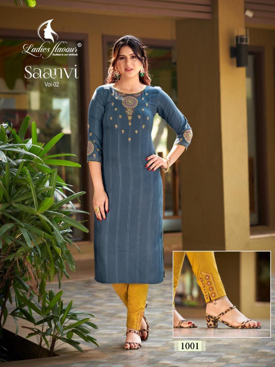 LADIES-FLAVOUR-SAANVI-VOL-2-KURTIS-WITH-BOTTOM-LATEST-CATALOGUE-13