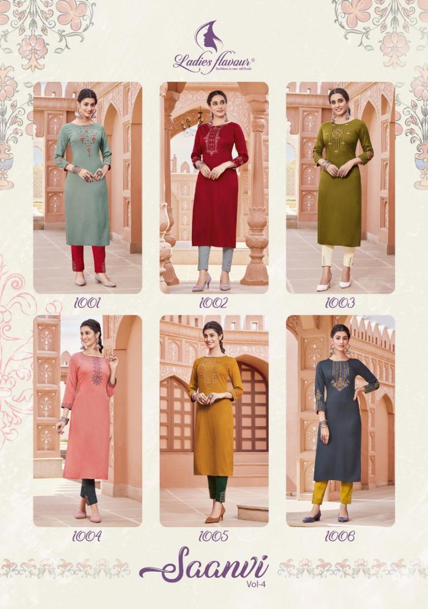 LADIES-FLAVOUR-SAANVI-VOL-4-VISCOSE-EMBROIDERY-KURTI-WITH-PANTS-MANUFACTUR-11