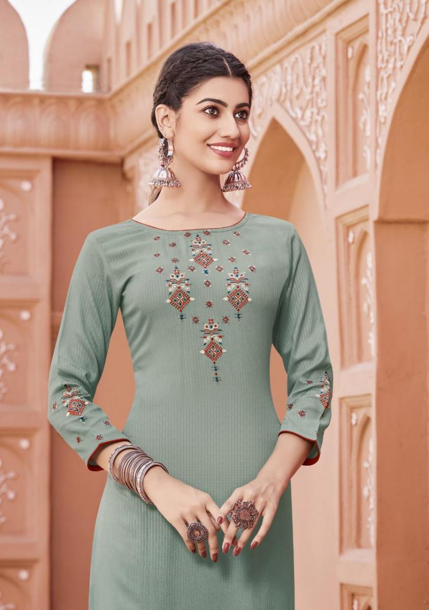LADIES-FLAVOUR-SAANVI-VOL-4-VISCOSE-EMBROIDERY-KURTI-WITH-PANTS-MANUFACTUR-3