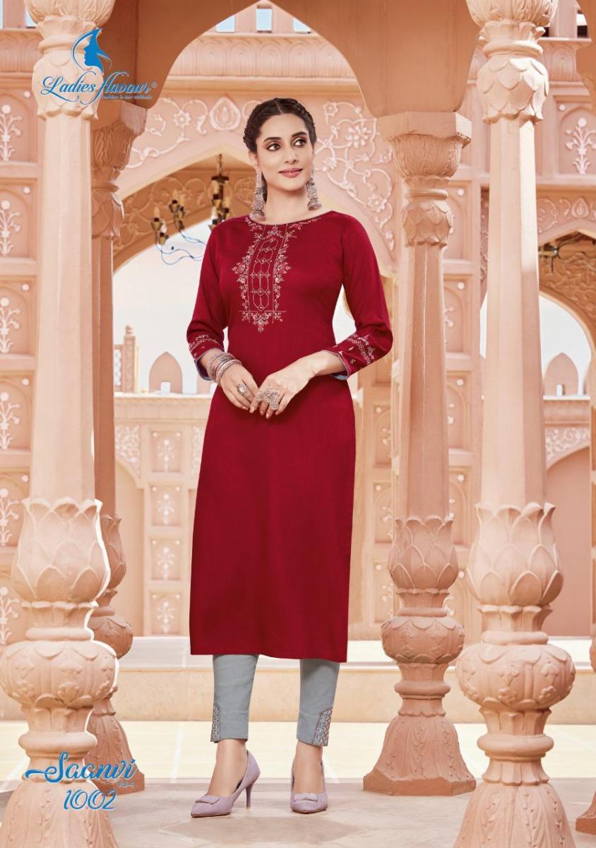 LADIES-FLAVOUR-SAANVI-VOL-4-VISCOSE-EMBROIDERY-KURTI-WITH-PANTS-MANUFACTUR-4