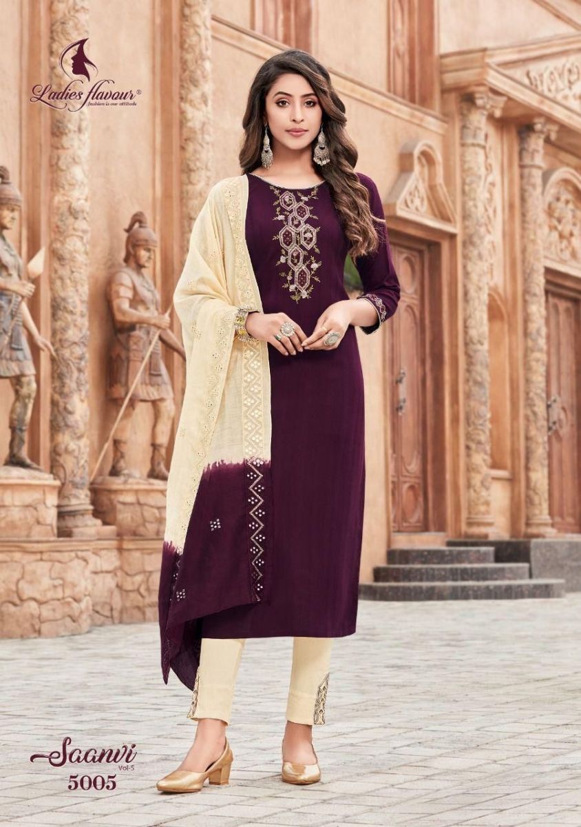 LADIES-FLAVOUR-SAANVI-VOL-5-FANCY-KURTI-PANTS-WITH-DUPATTA-AT-WHOLESALE-7