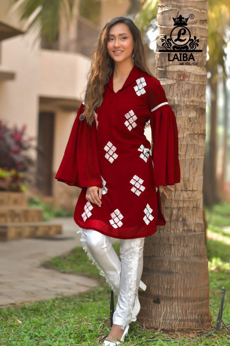LAIBA-AM-VOL-104-PAKISTANI-DESIGNER-TUNIC-WITH-CIGARETTE-PANTS-AT-WHOLESALE-1