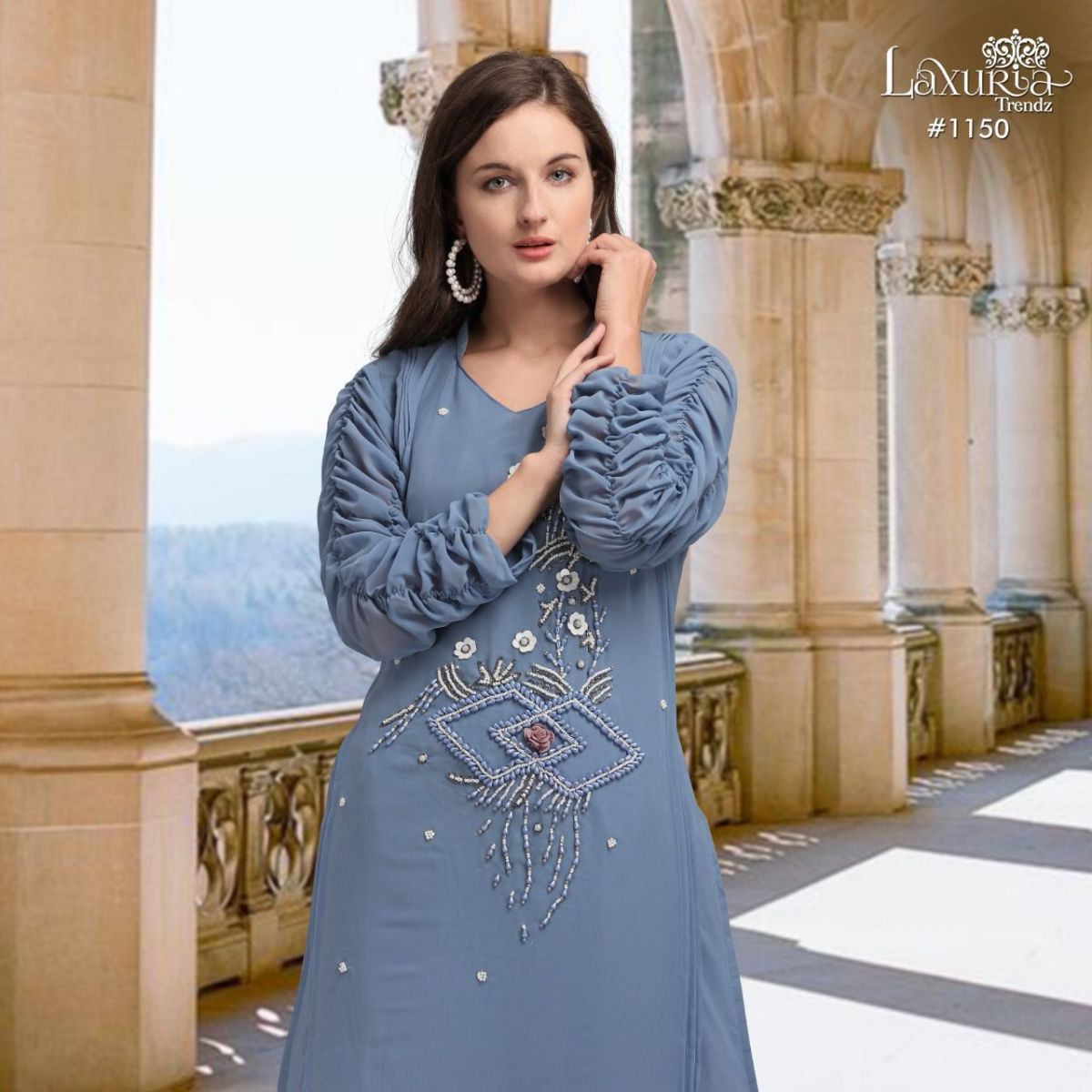 LAXURIA-TRENDZ-VOL-1150-STYLISH-KURTI-WITH-PANT-PAKISTANI-DESIGNER-2