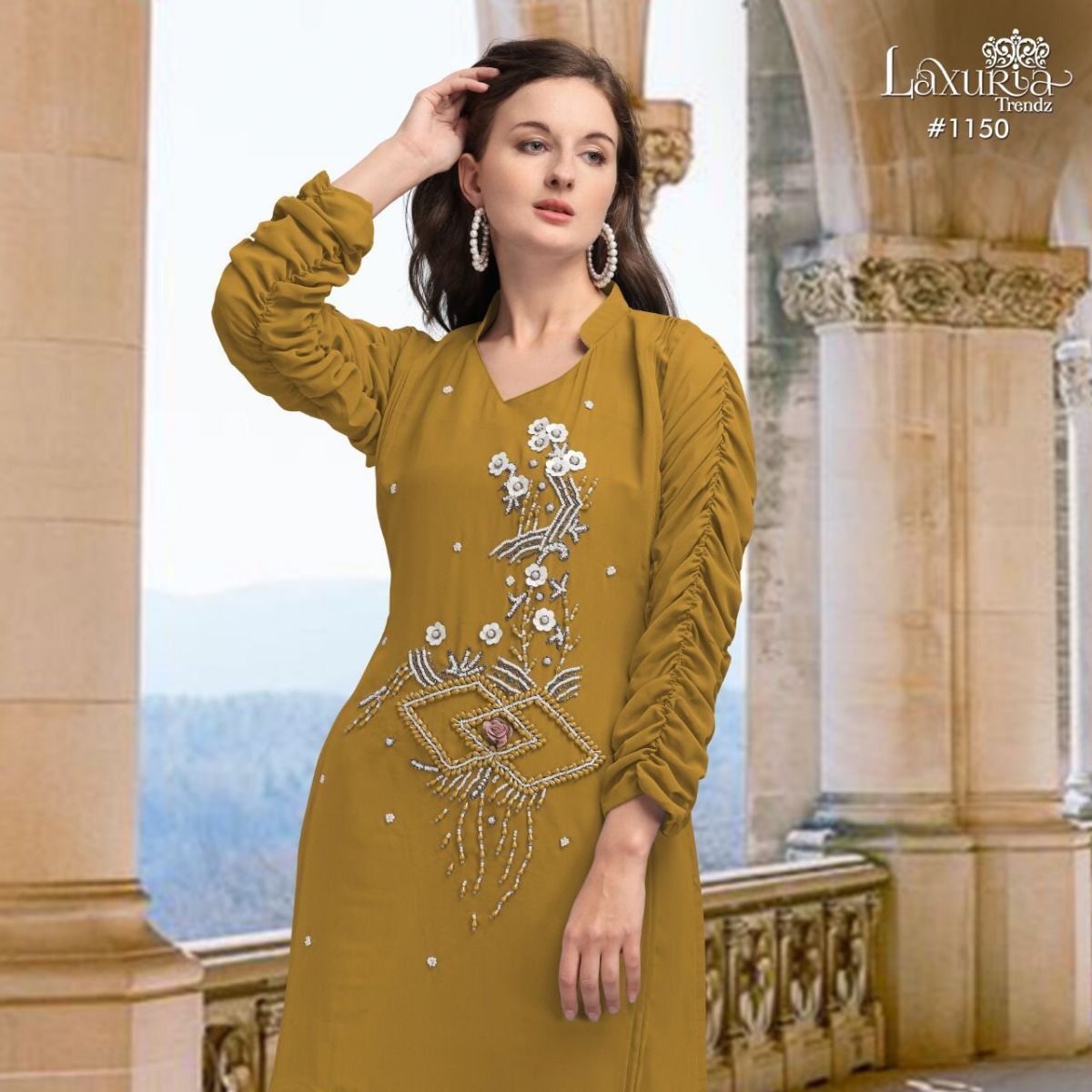 LAXURIA-TRENDZ-VOL-1150-STYLISH-KURTI-WITH-PANT-PAKISTANI-DESIGNER-3