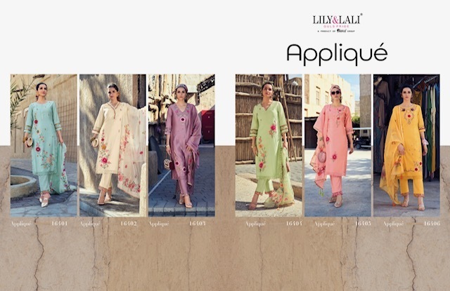 LILY-LALI-APPLIQUE-KURTI-PANT-WITH-DUPATTA-WHOLESALER-IN-SURAT-15