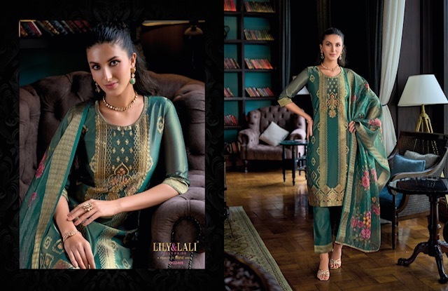 LILY-LALI-FARIDAN-BANARASI-SILK-KURTI-CATALOGUE-WHOLESALER-IN-SURAT-1
