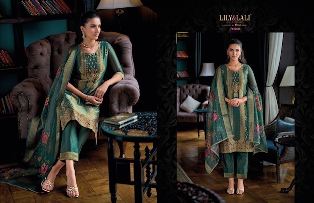 LILY-LALI-FARIDAN-BANARASI-SILK-KURTI-CATALOGUE-WHOLESALER-IN-SURAT-2