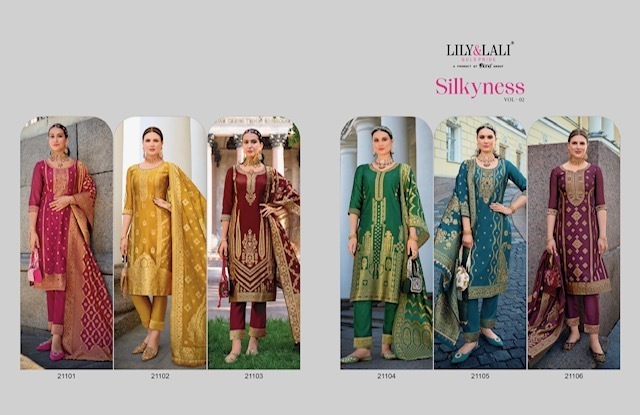 LILY-LALI-SILKYNESS-VOL-2-JACQUARD-READYMADE-KURTI-SUPPLIER-IN-SURAT-18