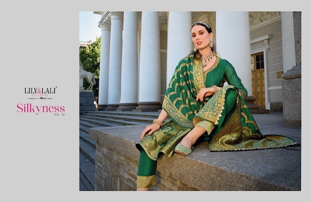 LILY-LALI-SILKYNESS-VOL-2-JACQUARD-READYMADE-KURTI-SUPPLIER-IN-SURAT-2