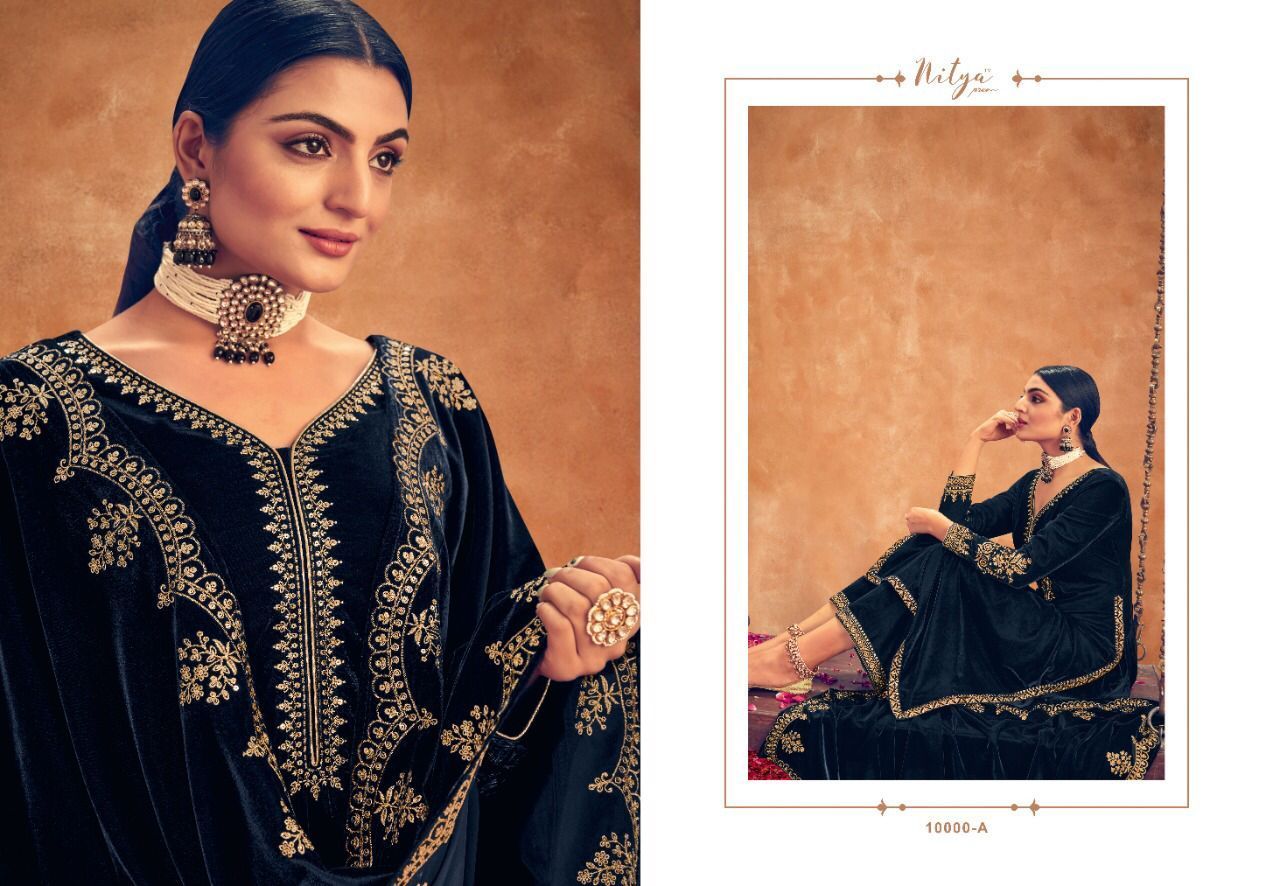 LT-NITYA-VEERA-VELVET-WINTER-SALWAR-SUITS-WHOLESALER-SURAT-2