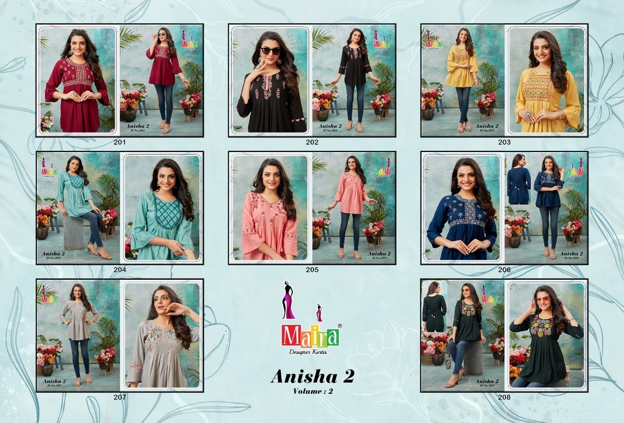 MAIRA-ANISHA-VOL-2-RAYON-SHORT-TOP-LATEST-COLLECTION-2023-10