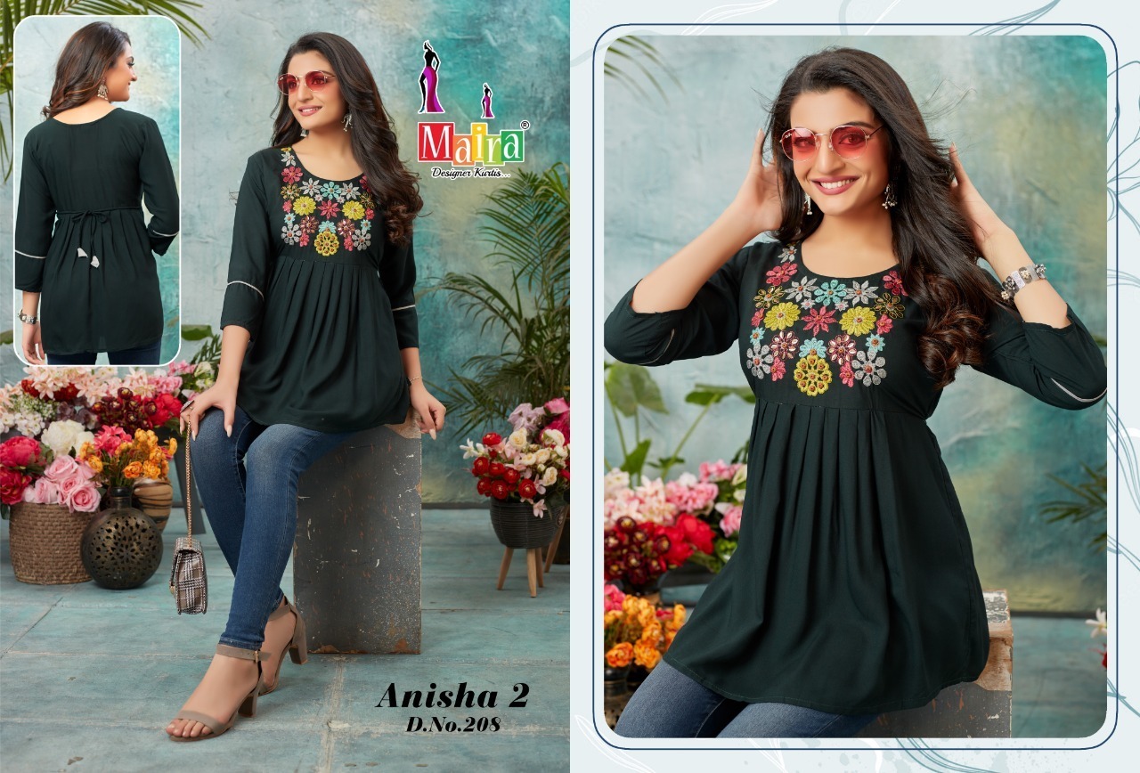 MAIRA-ANISHA-VOL-2-RAYON-SHORT-TOP-LATEST-COLLECTION-2023-9