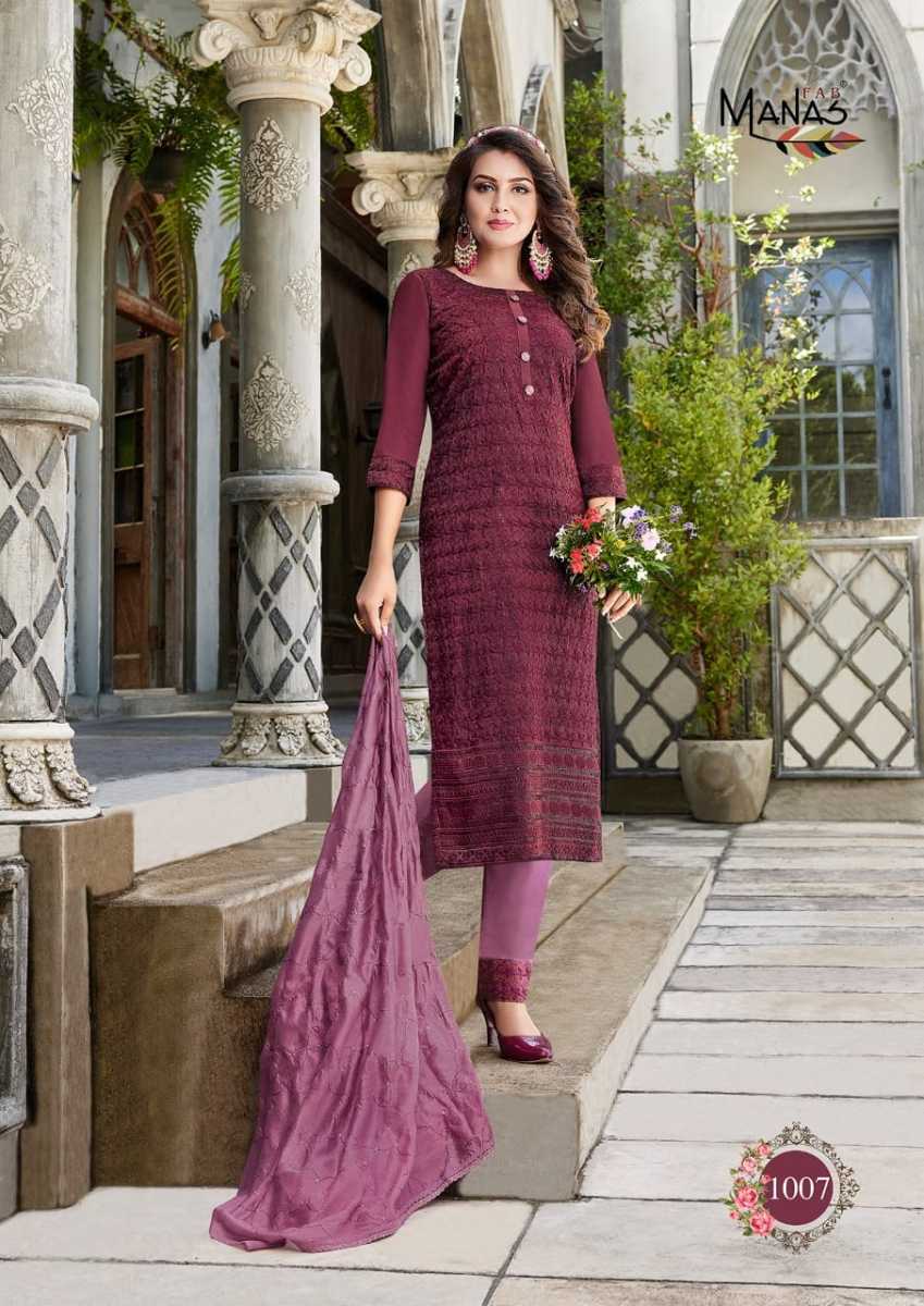 MANAS-FAB-BOMBAY-SCHIFFLI-VOL-2-KURTI-PANT-WITH-DUPATTA-WHOLESALER-SURAT-2